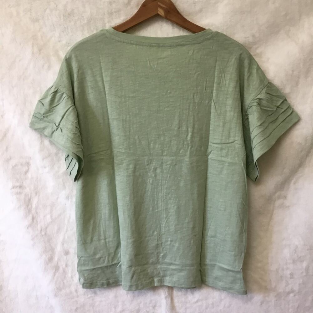 GAP Factory Green Easy Bell Sleeve T-Shirt - Picture 11 of 11
